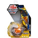 Bakugan Evolutions, Blitz Fox (Gold), Platinum Series True Metal, 2 BakuCores and Character Card, Kids Toys for Boys, Ages 6 and Up