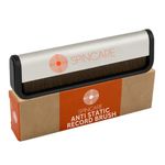 Professional Carbon Fibre Vinyl Cleaning Brush by SPINCARE | Anti Static Vinyl Record Cleaner | Removes Dirt from LP Grooves