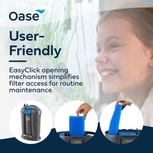 Oase FiltoSmart 300 External Aquarium Filter – Quiet, Energy Efficient