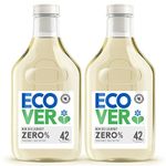 Ecover Zero Laundry Liquid for Sensitive Skin, 2 x 42 Washes, 2 x 1.5L (Pack of 2)