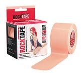 Rocktape Rocktape Cut Adhesive Bandages, 2", Beige, 1 Count
