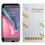 Gorilla Tech Premium Screen Protector for iPhone 8 and iPhone 7, 4.7-Inch, Case Friendly, Tempered Glass Film, Invisible Shield, 9H Hardness, Ultra HD Quality