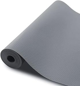 anshuke Tappetino per cassetti, ritagliabile, antiscivolo, per scaffali, armadi, frigoriferi (grigio, 44,5 cm x 500 cm)