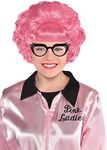 Black Plastic Grease Eyeglasses (1 Count) - Superior Comfort for Extended Wear, Perfect for 50's Theme Parties, Halloween, and Costume Events
