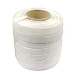 NVOYAJUAN Heavy Duty 3/4" x 330' Woven Cord Strapping Roll of 6" x 3" Core Size, 2500 lbs Break Strength