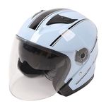 Motorcycle Motorbike Helmet, Stylish Half Face Motorcycle Helme Open Face Motorbike Helmet With Goggles for Electric Vehicle Motorcycle, ABS Helmet