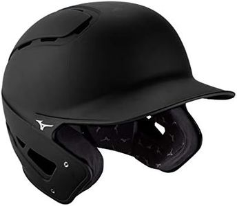 Mizuno B6 Youth Baseball Batting Helmet, Black, Youth One Size