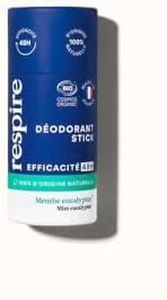 Respire Deodorant Solide Certifie Bio Efficace 48h Menthe Eucalyptus - Le déodorant de 50g