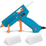 Tilswall Hot Glue Gun Kit, 50W Mini Melt Gun with 75pcs 130mm Glue Sticks for Crafting, DIY, Art, Sealing, Home Repairs, Cards, and Glass