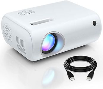 Mini Projector, ClokoWe 2024 Upgraded 1080P HD Projector, 10000L Portable Phone Projector, Movie Projector Compatible with Android/iOS/Windows/TV Stick/HDMI/USB