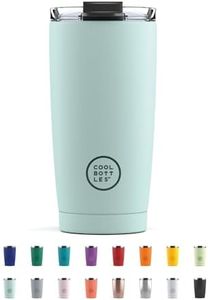 Termo Café - Bebidas Calientes 5 Horas y Frías 10 Horas - 550 ml - Vaso Térmico de Acero Inoxidable Libre de BPA - Tapa Hermética y Diseño Antimanchas - Pastel Sky - Cool Bottles