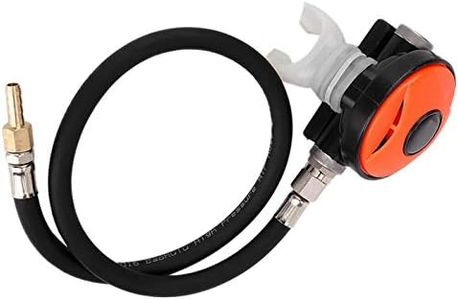 Keenso Divcing Regulator Scuba Dive Snorkel 2nd Stage Regulator Explorer with Mouthpiece Diving Equipmen for Scuba Diving Water Sports