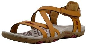 Merrell Women's, Sandspur Rose Sandal (9, Brown Sugar/Pomegranate)