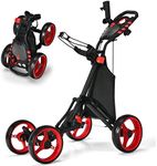 Tangkula Golf Push Pull Cart, Light