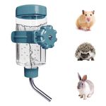 LOS ANDES No-Drip Water Bottle for Guinea Pigs/Hamsters/Bunnies/Squirrel/Hedgehog/Other Small Pets,Linkproof Drinking Bottle,Weather Resistant Cage Water Dispenser for Dogs/Cats, 355ml/12oz,Blue