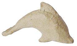 Decopatch Paper-Mache Figurine 4.5"-Dolphin