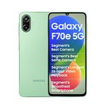 Samsung Galaxy F70e 5G (Limelight Green, 128 GB) (6 GB RAM) | 6000 mAh Battery | Dimensity 6300 | Octa Core Processor | 6.74" PLS LCD Display |
