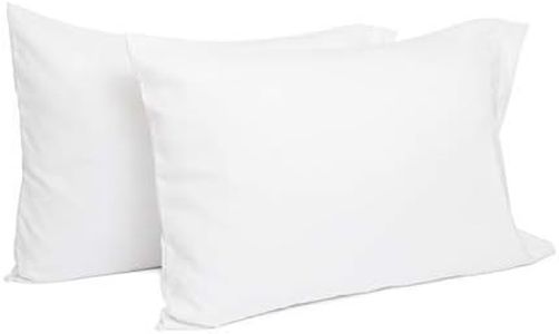 Pillowcase Queen 20x30 Pillow Cover 100% Egyptian Cotton White Solid Set of 2 Pillow Case Queen Size Envelope Closer Luxury- 550 Thread Count Pillowcases 20x30 (Pillowcase Queen 20x30, White)