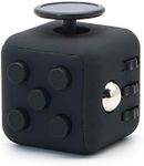 Appash Cube Fidget Toy Stress Anxiety Pressure Relieving Toy Great for Adults and Children[Gift Idea][Relaxing Toy][Stress Reliever][Soft Material] (Black & Black)