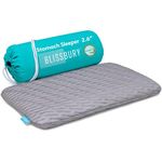 BLISSBURY 6.5cm Ultra Thin Pillow for Sleeping | Premium Memory Foam Flat Pillow for Stomach Sleeping | for Back & Stomach Sleeper | Certified Foam for Neck and Back Support | Removable Case