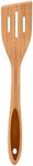 LorisArm 12" Wooden Slotted Spatula Turner, thick Bamboo Kitchen Spatula Turner, Egg Scraper, Wood Cooking Utensil, Kitchen Spatulas for Flipping, Serving, Scraping & Turning.