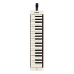 Yamaha P-37EBR Pianica - Portable 37 Key Melodica with Mouthpiece and Carrying Case for Adult Beginners and Restarters, in Brown