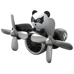 Luimode Panda Pilot Car Air Fresheners Car Fresheners Car Vent Air Freshener with 2Pcs Fragrance Tablets Creative Car Decoration Perfect for Car Accessories