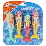 Banzai Dive Mermaids 4pc Colors May Vary