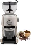 ChefWave Conical Burr Coffee Grinder - 16 Grind Settings Electric Coffee Bean Grinder - Die Cast Aluminum Housing - Scoop, Cleaning Brush - Coarse for French Press, Fine for Espresso - 2 to 10 Cups