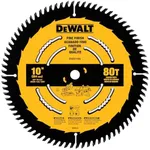 DEWALT Table Saw Blade, 10 inch, 80