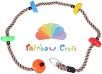 Rainbow Craft Colorful Obstacle Course for Kids - Set & Accessories Ninjaline Set & Accessories Colorful Climbing Rope