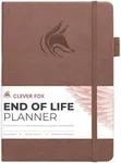 Clever Fox End of Life Planner – Final Arrangements Organizer for Beneficiary, Will Preparation, Last Wishes & Funeral Planning, A5 (Dark Terracotta)