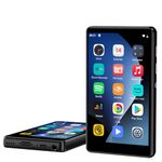 MP3 Player with Bluetooth and WiFi, SWOFY 80GB 4.0" Music Player with Spotify, Amazon Music, 1080P Android MP4 Player with Pandora, YT Music, Deezer, Family Link, FM Radio, up to 1TB Black