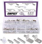 Swpeet 160Pcs 6 Styles Shelf Pins K