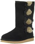 Koolaburra by UGG Women's Victoria Tall Fashion Boot, Black, 08 M US