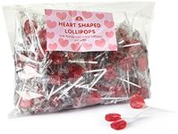 Heart Shaped Lollipops 5g x 200, Fruit Flavoured Boiled Lollies, Valentine's Day Love Gifts