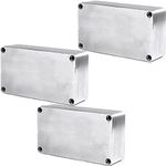 E Support 1590B 115x65x35mm Aluminum Metal Stomp Box Case Enclosure Guitar Effect Pedal Pack of 3