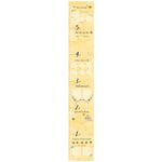 C.R. Gibson Sweet As Can Bee Vinyl Baby Growth Chart for Walls, 8" x 72", Multicolor