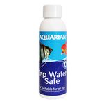 AQUARIAN TAP WATER SAFE, Aquarium Water Conditioner, 118 ml Bottle,White