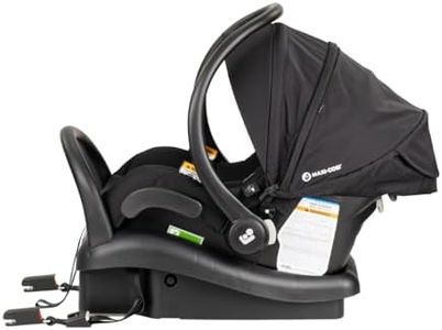 Maxi COSI Mico Plus Baby Capsule Isofix- Onyx, Air Protect Infant Car Seat with Superior Side Impact Protection, Extendible UPF 50+ Sun Canopy, Water Resistant Hood, and Travel System Compatibility