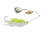 Savage Gear Da'Bush Spinnerbait (Yellow White Silver, 18cm 42g Sinking)