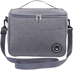 XIANGLONGY 13 Litri Borsa Termico Porta Pranzo, Foglio Addensato Borsa Frigo Pranzo Ufficio con Cinghie, Porta Pranzo Termico per Ufficio, Scuola, Picnic (13L)