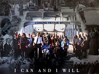 777 Tri-Seven Entertainment Selma March Poster I Can and I Will 50th Anniversary Print African American Black History, 24"x18"