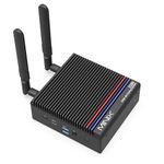 MINIX Z100 Fanless Mini PC, Intel 12th Gen N100, 16GB DDR4, 512GB PCIe Gen 3 x 4 SSD Windows 11 Pro Desktop Computer, 4K Dual Display/2.5G LAN/USB3.2/USB-C/Vesa Mount/Auto Power On