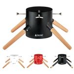 Tree Nest Christmas Tree Stand Base Xmas Modern Tree Metal Holder Stand for 10ft Real Tree Xmas Tree Decoration（Family,Black）