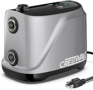 CrestWave Whole House Water Pressure Booster Pump, 80PSI 115V Automatic Variable Speed, Permanent Magnet Motor, Constant Pressure, 150FT 1500GPH Water Pressure Pump for Home, Apartment, Shower