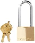 Master Lock 140DLH Solid Brass Keyed Different Padlock with 1-9/16-Inch Wide Body, 2-Inch Shackle