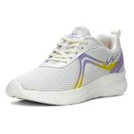 Campus Women's Raye Off.WHT/L.PRPL Running Shoes - 6UK/India 22L-954