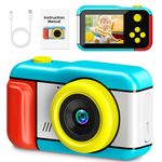 Topunny Kids Camera Toys for 3-9 Year Old Boys Girls,Kids Digital Camera with 2.4” LCD,32GB Card, 1080P Video Camera Portable Toy for Toddler Birthday Gifts for 3-9 Year Old Boys