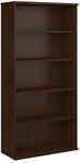 Bush Business Furniture Series C 36W 5 Shelf Bookcase in Mocha Cherry